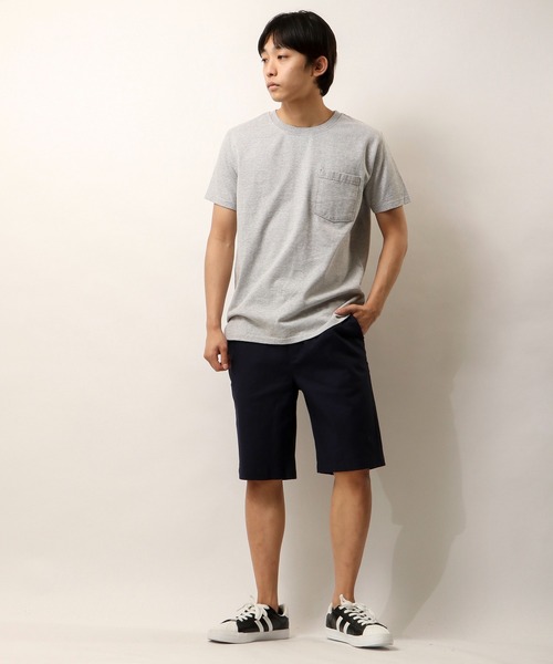 Goodwear(Since1983)(グッドウェア)の「Goodwear(Since1983) スリムFIT 杢半袖TEE(Tシャツ/カットソー・メンズ・ライトグレー・M/L)」の4枚目の写真