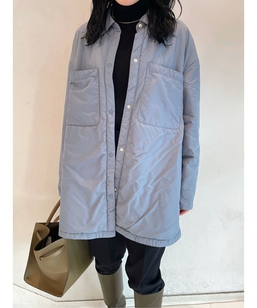 Mila Owen（ミラオーウェン）の「パデットカバーオール（カバーオール・レディース・ホワイト/ブラック/ブルー・FREE）」の3枚目の写真