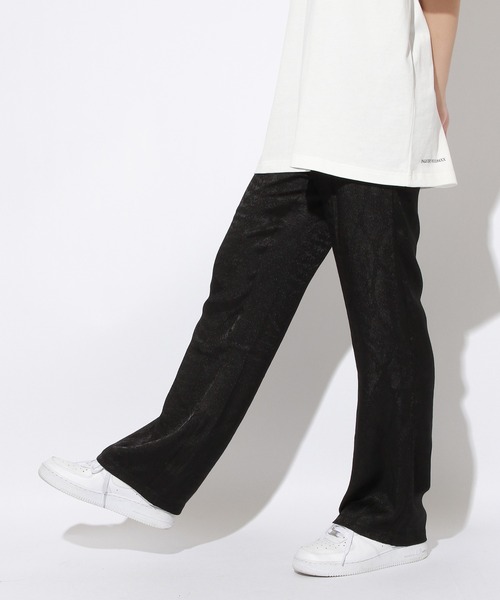 PBLIM（ページボーイリム）の「【PAGEBOYLIM】チャイナサテンパンツ（その他パンツ・レディース・ブラック/グリーン・MEDIUM）」の4枚目の写真