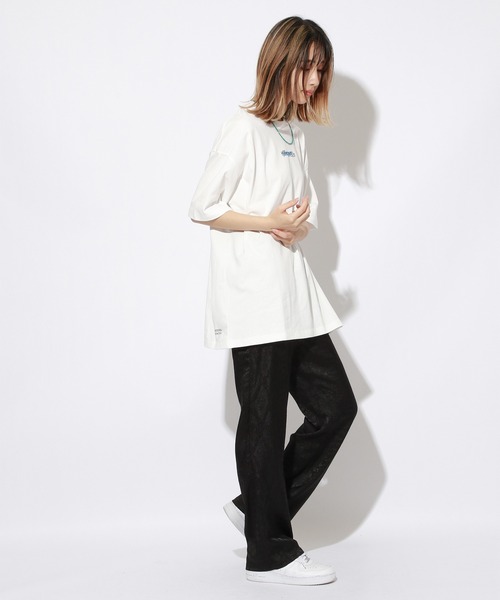 PBLIM（ページボーイリム）の「【PAGEBOYLIM】チャイナサテンパンツ（その他パンツ・レディース・ブラック/グリーン・MEDIUM）」の6枚目の写真