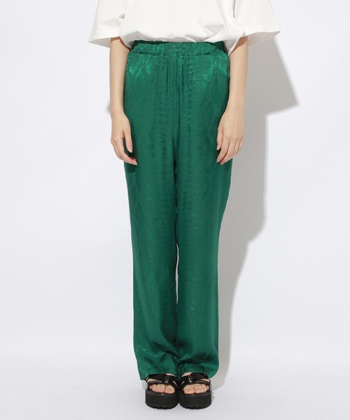 PBLIM（ページボーイリム）の「【PAGEBOYLIM】チャイナサテンパンツ（その他パンツ・レディース・ブラック/グリーン・MEDIUM）」の15枚目の写真