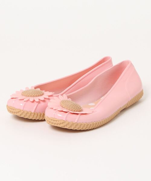 Anuenue（アヌエヌエ）の「レインシューズ お花モチーフパンプス（パンプス・レディース・ブラック/ピンク/イエロー/グリーン・23.5cm/24.5cm/23.0cm/24.0cm/25.0cm）」の8枚目の写真