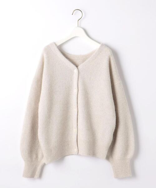 green label relaxing(グリーンレーベルリラクシング)の「FX 2WAY プルオーバー ニット カーディガン(カーディガン/ボレロ・レディース・ネイビー/ライム/ナチュラル・FREE)」の11枚目の写真