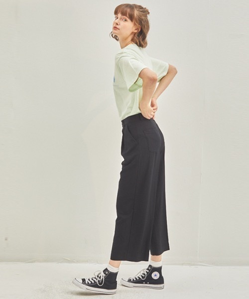 manavis7(マナビスセブン)の「【MANAVIS7 】サマーワイドパンツ / Summer Wide Pants(スラックス・レディース・ブラック/グレー・SMALL/MEDIUM)」の6枚目の写真