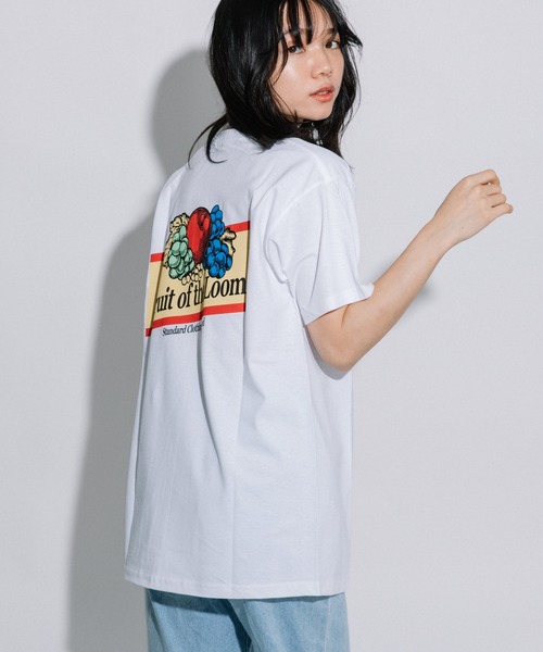 FRUIT OF THE LOOM(フルーツオブザルーム)の「SOUVENIR Tシャツ / 半袖 / バック / プリント / ロゴ / ワンポイント / カジュアル / ユニセックス(Tシャツ/カットソー・メンズ・C/F/D/I/G/H/A/B/J/E・M/L/XL)」の16枚目の写真
