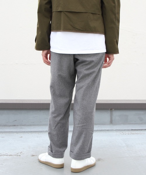 Gramicci(グラミチ)の「GRAMICCI/グラミチ ウールブレンド タックテーパードパンツ WOOL BLEND TUCK TAPERED PANTS GMP-21F057(その他パンツ・メンズ・ブラック/グレー/チェック・S/M/L)」の10枚目の写真