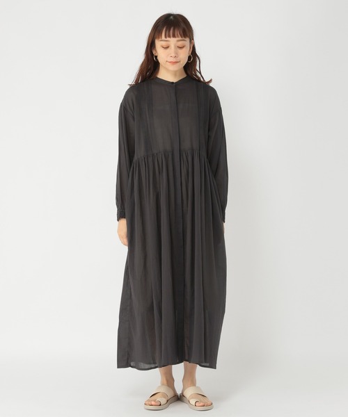 studio CLIP(スタディオクリップ)の「ボイルピンタックワンピース(ワンピース・レディース・グリーン/スモーク/ラベンダー・FREE)」の9枚目の写真