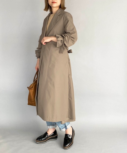 PICCIN（ピッチン）の「バックティアードリボンコート（その他アウター・レディース・ブラック/モカ/キャメル・M）」の20枚目の写真