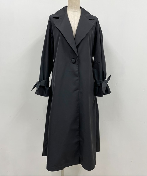 PICCIN（ピッチン）の「バックティアードリボンコート（その他アウター・レディース・ブラック/モカ/キャメル・M）」の14枚目の写真