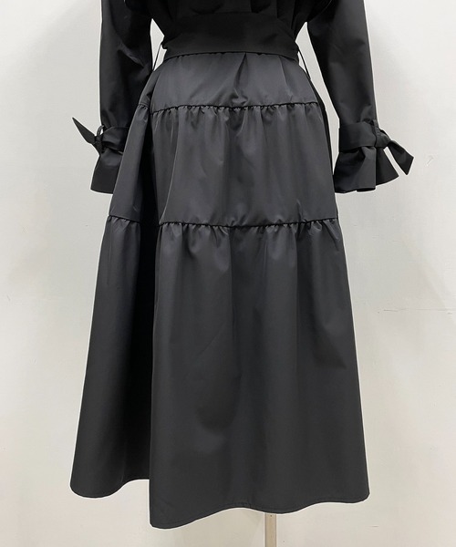 PICCIN（ピッチン）の「バックティアードリボンコート（その他アウター・レディース・ブラック/モカ/キャメル・M）」の15枚目の写真
