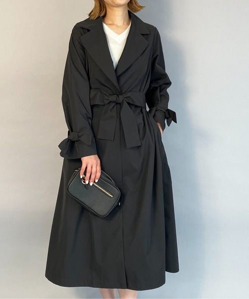 PICCIN（ピッチン）の「バックティアードリボンコート（その他アウター・レディース・ブラック/モカ/キャメル・M）」の13枚目の写真