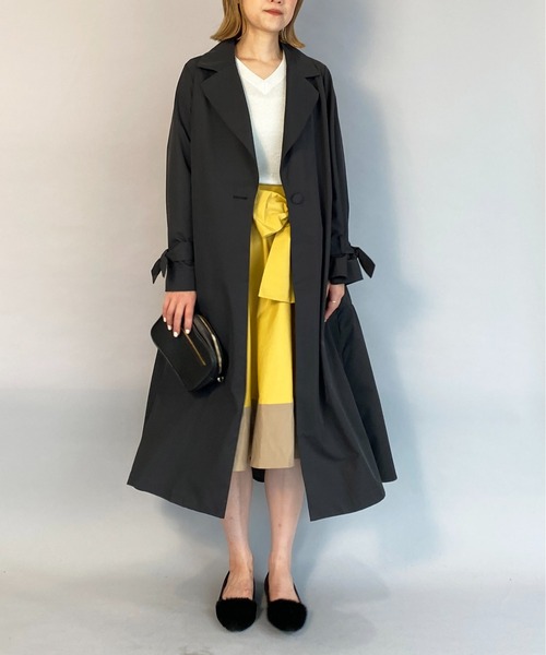 PICCIN（ピッチン）の「バックティアードリボンコート（その他アウター・レディース・ブラック/モカ/キャメル・M）」の21枚目の写真