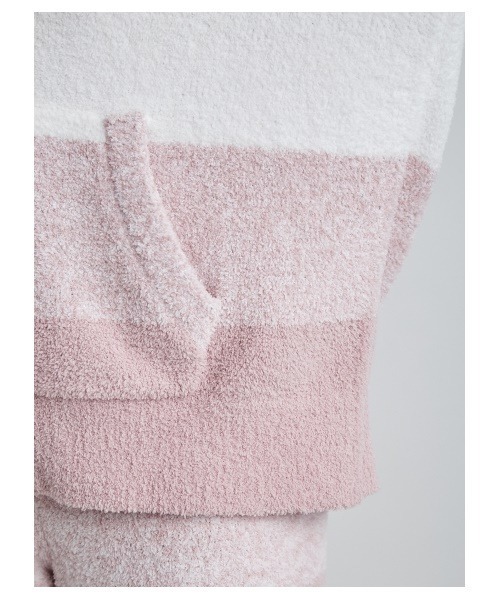 gelato pique（ジェラートピケ）の「ベビモコ'メランジボーダーパーカ（ルームウェア/パジャマ・レディース・ブラウン/ピンク・FREE）」の21枚目の写真