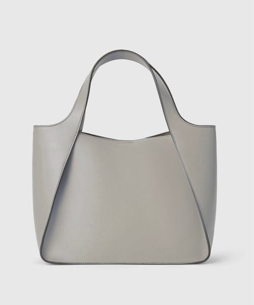 STELLA McCARTNEY（ステラマッカートニー）の「LOGO  Crossbody BAG  Eco Soft Alter Mat  / ロゴ  クロスボディ バッグ（トートバッグ・レディース・ライトグレー・ONE SIZE）」の6枚目の写真