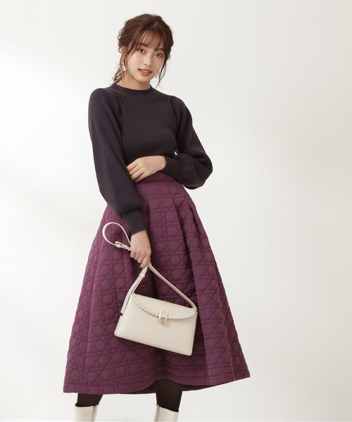 PROPORTION BODY DRESSING（プロポーションボディドレッシング）の「フリルカラー付きニット / 1211270012（ニット/セーター・レディース・パープル/ダークグレー/ピンク・FREE）」の11枚目の写真