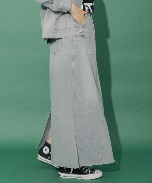 Wrangler（ラングラー）の「『別注』Wrangler×Sonny Label　リメイクデニムスカート（スカート・レディース・インディゴブルー/ブラック・36/38）」の14枚目の写真