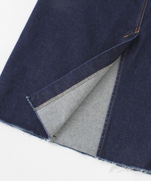 Wrangler（ラングラー）の「『別注』Wrangler×Sonny Label　リメイクデニムスカート（スカート・レディース・インディゴブルー/ブラック・36/38）」の6枚目の写真