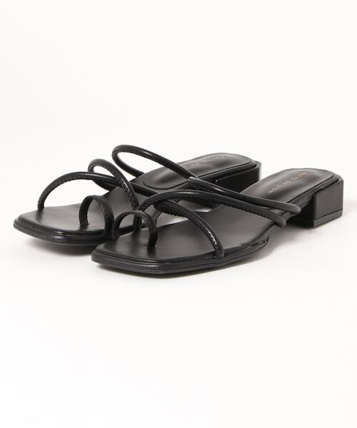 Lace Ladies（レースレディース）の「スクエアトゥ ナロートング フラットサンダル（サンダル・レディース・ベージュ/ホワイト/ブラック・23.5/24.5/22/22.5/23/24/25）」の14枚目の写真