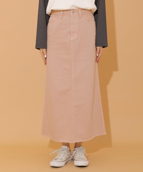 URBAN RESEARCH Sonny Label（アーバンリサーチサニーレーベル）の「カラーデニムロングスカート（スカート・レディース・ベージュ/グレー/ピンク・36/38）」の19枚目の写真