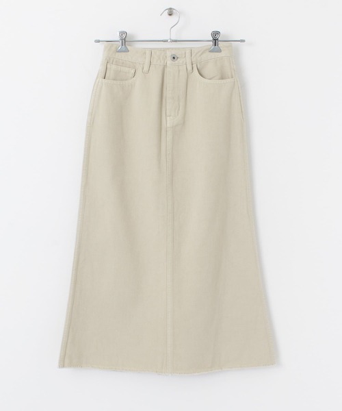 URBAN RESEARCH Sonny Label（アーバンリサーチサニーレーベル）の「カラーデニムロングスカート（スカート・レディース・ベージュ/グレー/ピンク・36/38）」の9枚目の写真