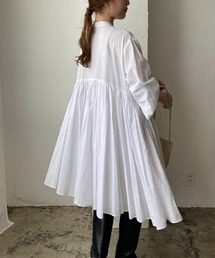 CAPRICIEUX LE'MAGE | ギャザーチュニックシャツ(Tシャツ/カットソー)