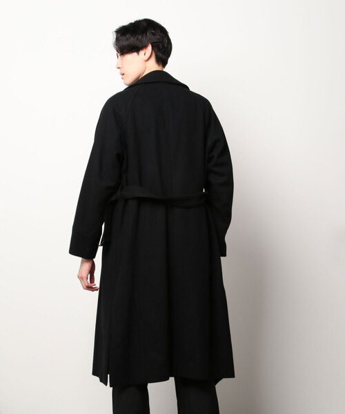 Juha(ユハ)の「JUHA BELTED OVER COAT ( NEW SPEC ) (10140101-2)(その他アウター・メンズ・ブラック・4/3)」の5枚目の写真