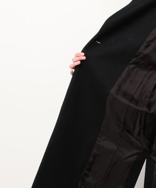 Juha(ユハ)の「JUHA BELTED OVER COAT ( NEW SPEC ) (10140101-2)(その他アウター・メンズ・ブラック・4/3)」の6枚目の写真