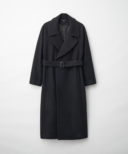 Juha(ユハ)の「JUHA BELTED OVER COAT ( NEW SPEC ) (10140101-2)(その他アウター・メンズ・ブラック・4/3)」の1枚目の写真