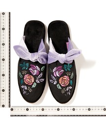 【未使用】ANNA SUI　Francfranc　ルームシューズ　スリッパ セール】ANNA SUI ルームシューズ ネイビー（ルームシューズ
