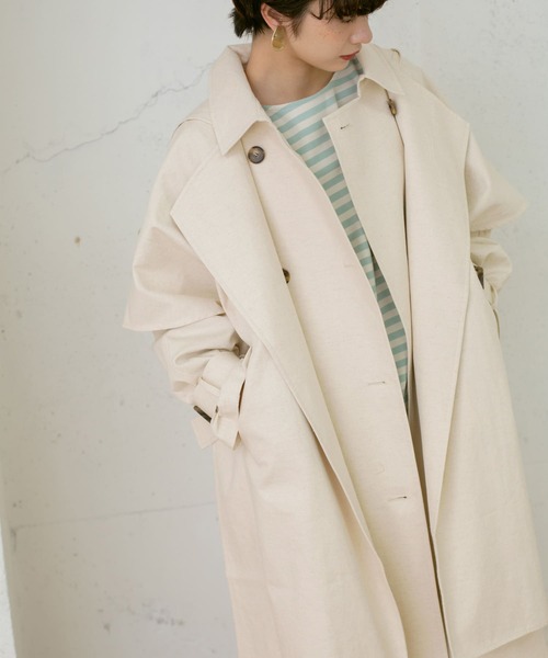 ベイジ　ERIFF / レイヤードコート　beige ベイジ ERIFF / レイヤードコート beige