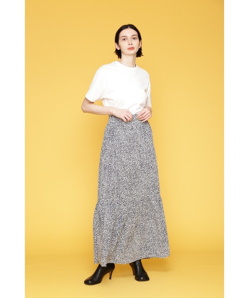 FLOML(フロム)の「◆【FLOML】トライアングルドットプリントスカート(スカート・レディース・ブルー・38)」の6枚目の写真