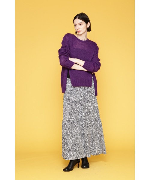 FLOML(フロム)の「◆【FLOML】トライアングルドットプリントスカート(スカート・レディース・ブルー・38)」の15枚目の写真