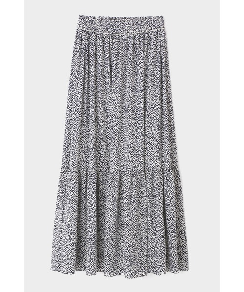 FLOML(フロム)の「◆【FLOML】トライアングルドットプリントスカート(スカート・レディース・ブルー・38)」の4枚目の写真