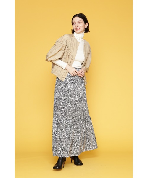 FLOML(フロム)の「◆【FLOML】トライアングルドットプリントスカート(スカート・レディース・ブルー・38)」の13枚目の写真