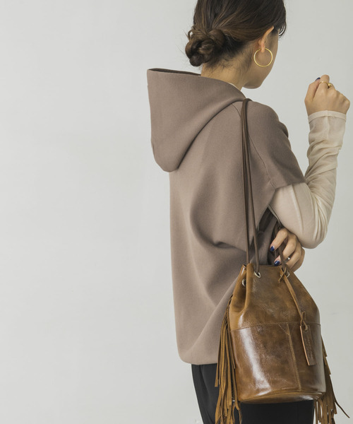 URBAN RESEARCH（アーバンリサーチ）の「ノースリーブルーズフーディ（ニット/セーター・レディース・アイボリー/モカ・FREE）」の19枚目の写真