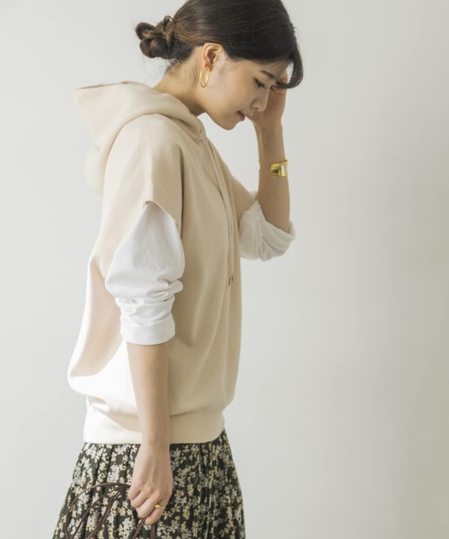 URBAN RESEARCH（アーバンリサーチ）の「ノースリーブルーズフーディ（ニット/セーター・レディース・アイボリー/モカ・FREE）」の10枚目の写真