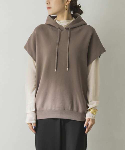 URBAN RESEARCH（アーバンリサーチ）の「ノースリーブルーズフーディ（ニット/セーター・レディース・アイボリー/モカ・FREE）」の20枚目の写真