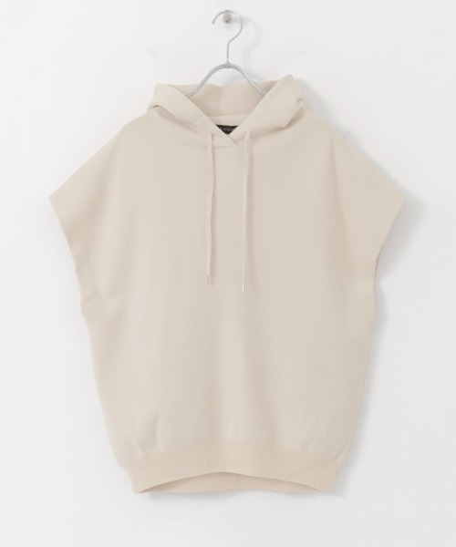 URBAN RESEARCH（アーバンリサーチ）の「ノースリーブルーズフーディ（ニット/セーター・レディース・アイボリー/モカ・FREE）」の13枚目の写真