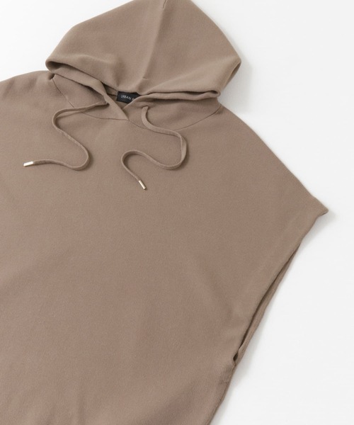 URBAN RESEARCH（アーバンリサーチ）の「ノースリーブルーズフーディ（ニット/セーター・レディース・アイボリー/モカ・FREE）」の11枚目の写真