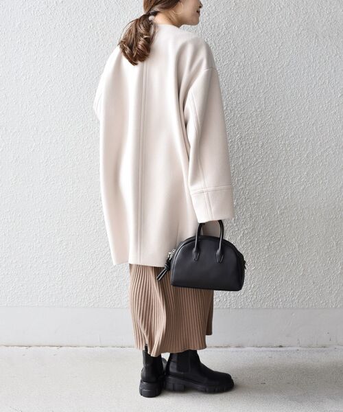 SHIPS（シップス）の「【WEB限定】ミディコクーンジップコート 2◇（その他アウター・レディース・ブラウン/ナチュラル・SMALL/MEDIUM）」の17枚目の写真