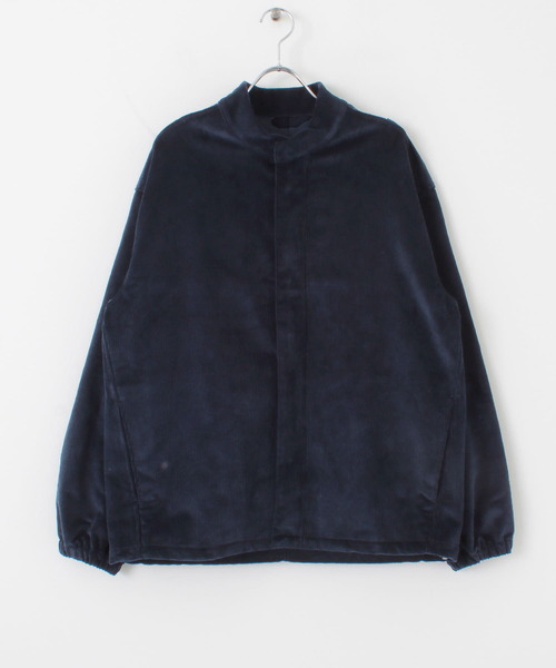 URBAN RESEARCH ROSSO MEN（アーバンリサーチロッソメン）の「ZIPスタンドカラーコーデュロイジャケット『セットアップ対応』（ブルゾン・メンズ・ブラウン/ネイビー/ブラック・MEDIUM/LARGE）」の15枚目の写真