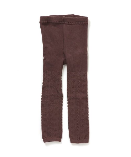 apres les cours（アプレレクール）の「ジャガードお花柄レギンス（レギンス/スパッツ・キッズ・ネイビー/アイボリー/ベージュ・120/90/140/100/110）」の13枚目の写真