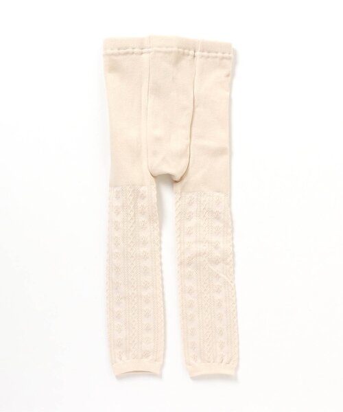 apres les cours（アプレレクール）の「ジャガードお花柄レギンス（レギンス/スパッツ・キッズ・ネイビー/アイボリー/ベージュ・120/90/140/100/110）」の16枚目の写真