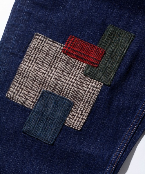 XLARGE（エクストララージ）の「PATCH WORK 5 POCKET PANTS（その他パンツ・メンズ・インディゴブルー/カモフラージュ・32inch/30inch/34inch/36inch）」の10枚目の写真