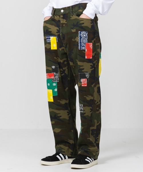 XLARGE（エクストララージ）の「PATCH WORK 5 POCKET PANTS（その他パンツ・メンズ・インディゴブルー/カモフラージュ・32inch/30inch/34inch/36inch）」の15枚目の写真