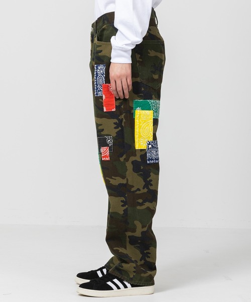 XLARGE（エクストララージ）の「PATCH WORK 5 POCKET PANTS（その他パンツ・メンズ・インディゴブルー/カモフラージュ・32inch/30inch/34inch/36inch）」の16枚目の写真