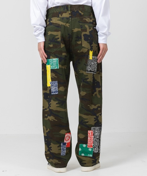 XLARGE（エクストララージ）の「PATCH WORK 5 POCKET PANTS（その他パンツ・メンズ・インディゴブルー/カモフラージュ・32inch/30inch/34inch/36inch）」の17枚目の写真