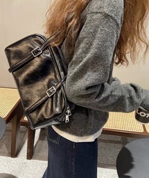 HALEY PESCA | HALEY PESCA/ヴィンテージ風 スクエア ショルダーバッグ(ショルダーバッグ)