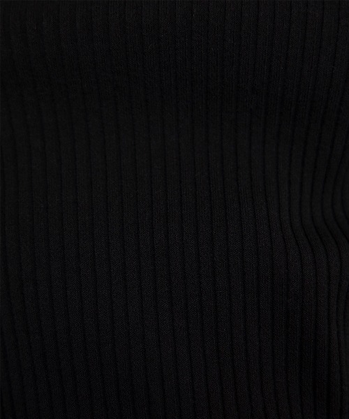 mangata(モンガータ)の「High neck rib knit(ニット/セーター・レディース・ホワイト/ブラック/ピンク・FREE)」の18枚目の写真