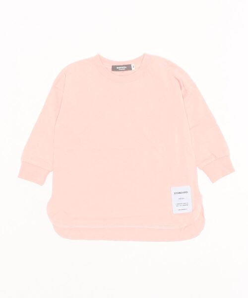 BABYDOLL（ベビードール）の「WEB チュニック ロンT 6015K（Tシャツ/カットソー・キッズ・チェリーピンク/ブラック/オフホワイト/パープル/ブラウン/ベージュ・110cm/140cm/80ｃｍ/130cm/90cm/150cm/120cm/100cm）」の6枚目の写真